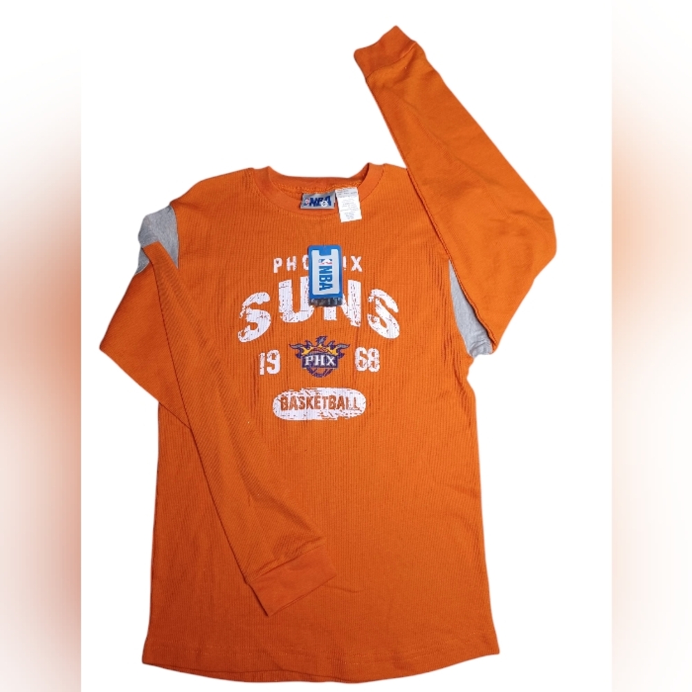 Boys Sz 2XL NBA Phoenix Suns Thermal Long Sleeve Shirt